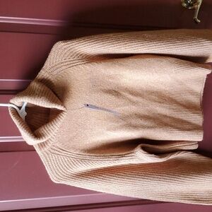 Topshop NWT pumpkin color cowl neck crop sweater size 4-6